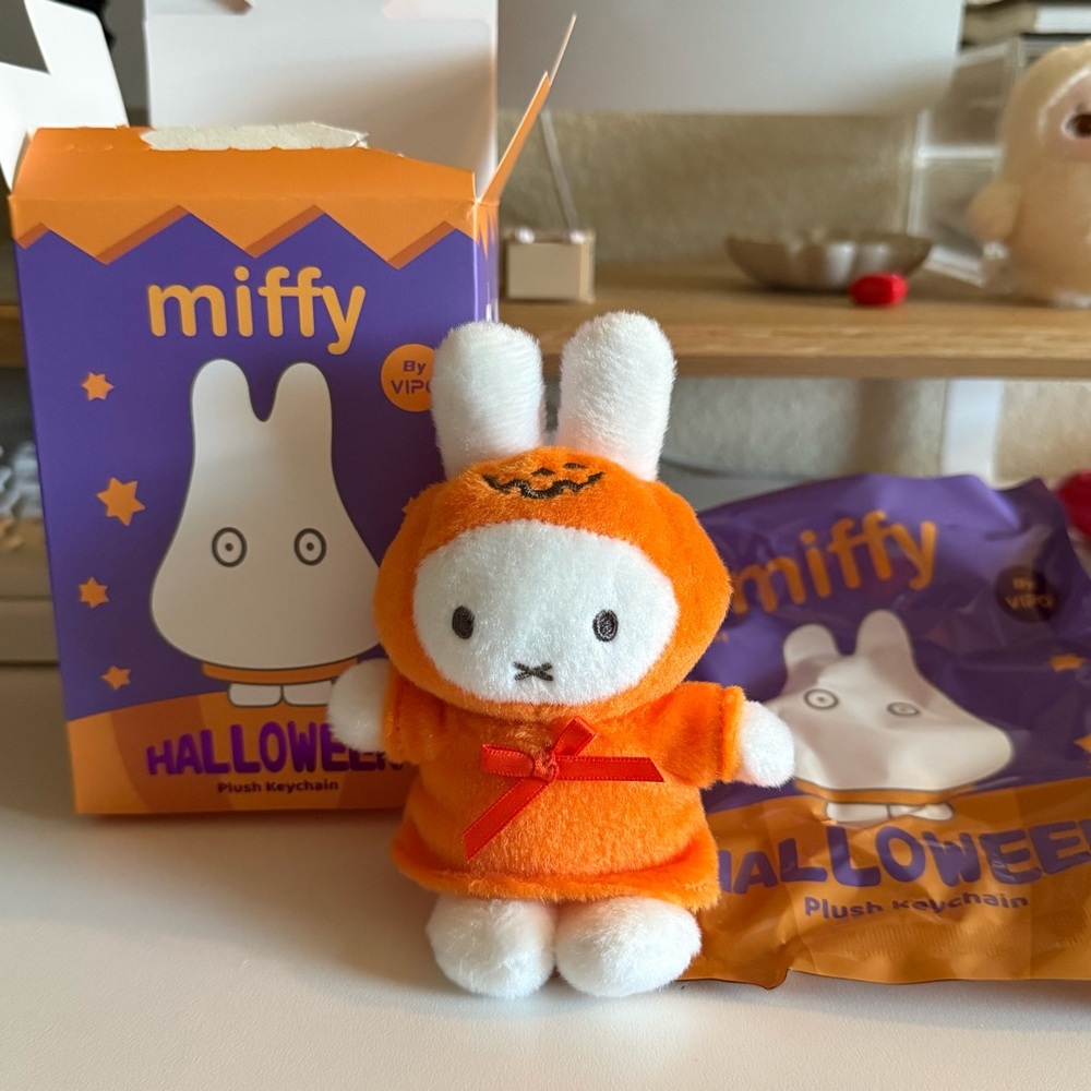 Miffy - Halloween Plush Keychain